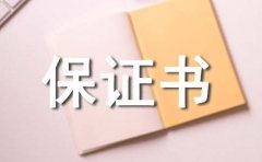 承兑汇票承兑保证书